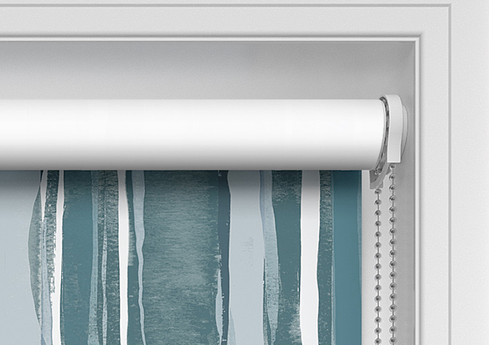 Waterfall Stripe, Agave - Twist&Fit Roller Blind - Image 11